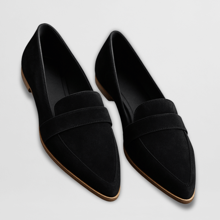 Polished Soft Suede Summer Loafers
