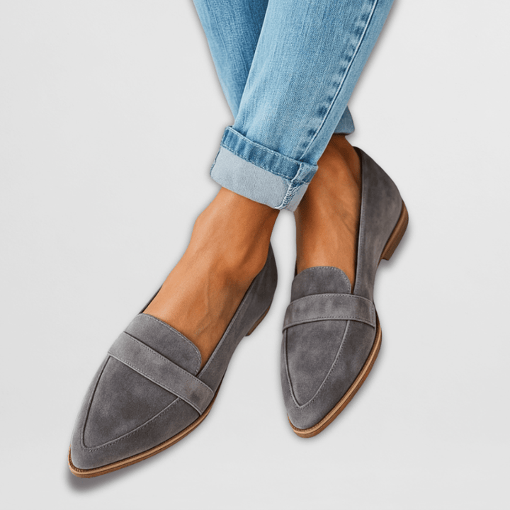 Polished Soft Suede Summer Loafers