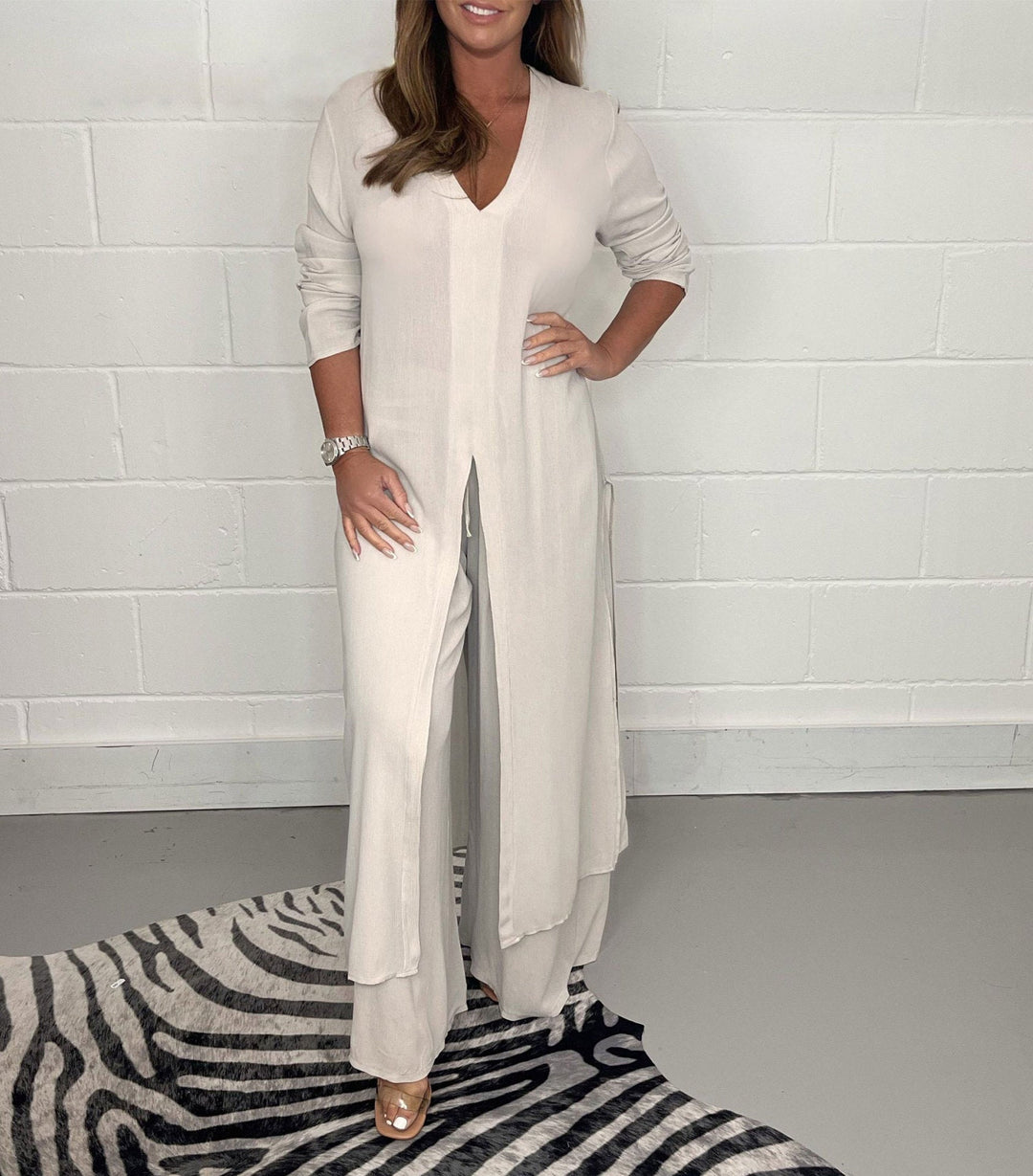 Paloma | Fluid Wide Leg Summer Resort Co Ord Set