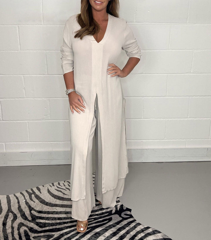 Paloma | Fluid Wide Leg Summer Resort Co Ord Set