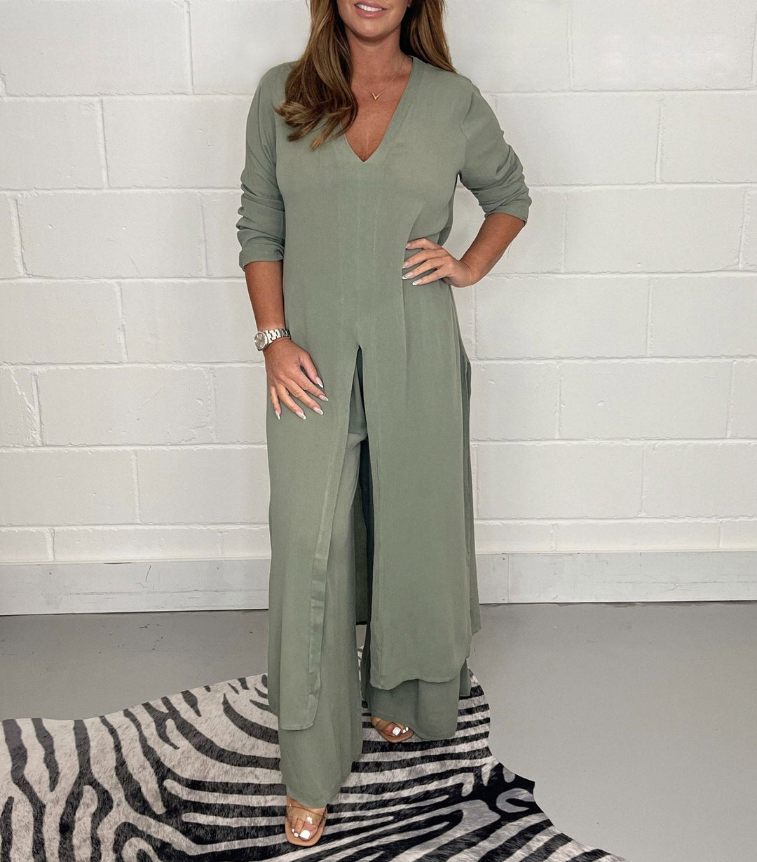 Paloma | Fluid Wide Leg Summer Resort Co Ord Set