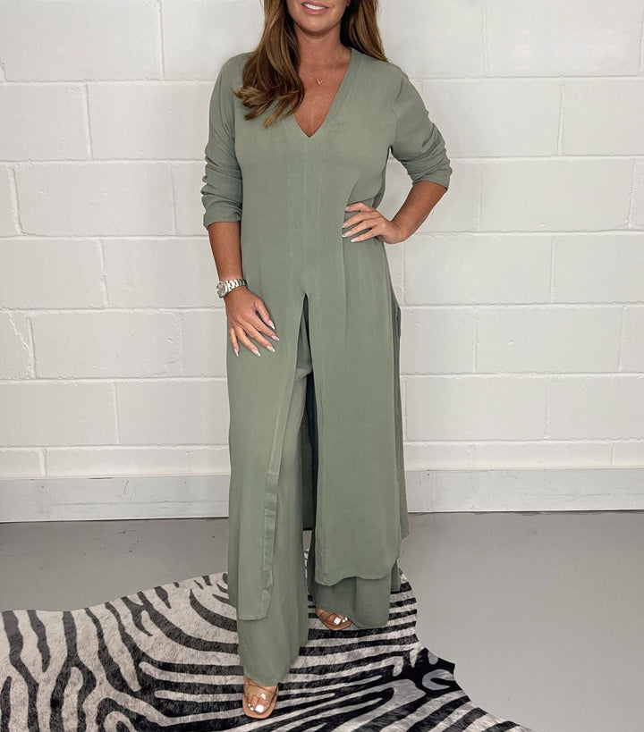 Paloma | Fluid Wide Leg Summer Resort Co Ord Set