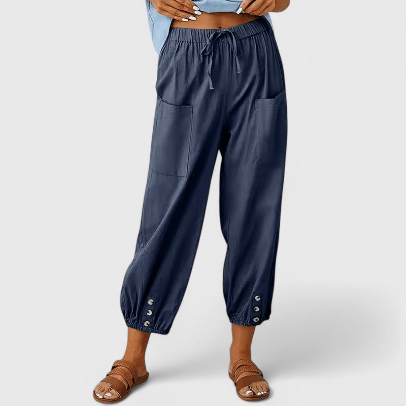 Margot | Sophisticated High Waisted Wide Leg Pants