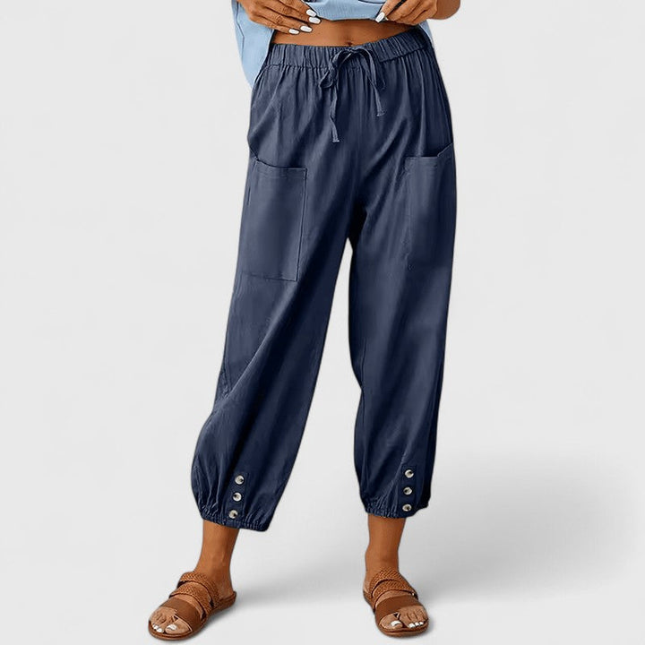 Margot | Sophisticated High Waisted Wide Leg Pants