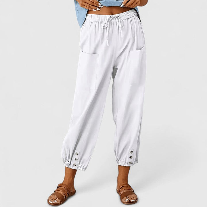Margot | Sophisticated High Waisted Wide Leg Pants