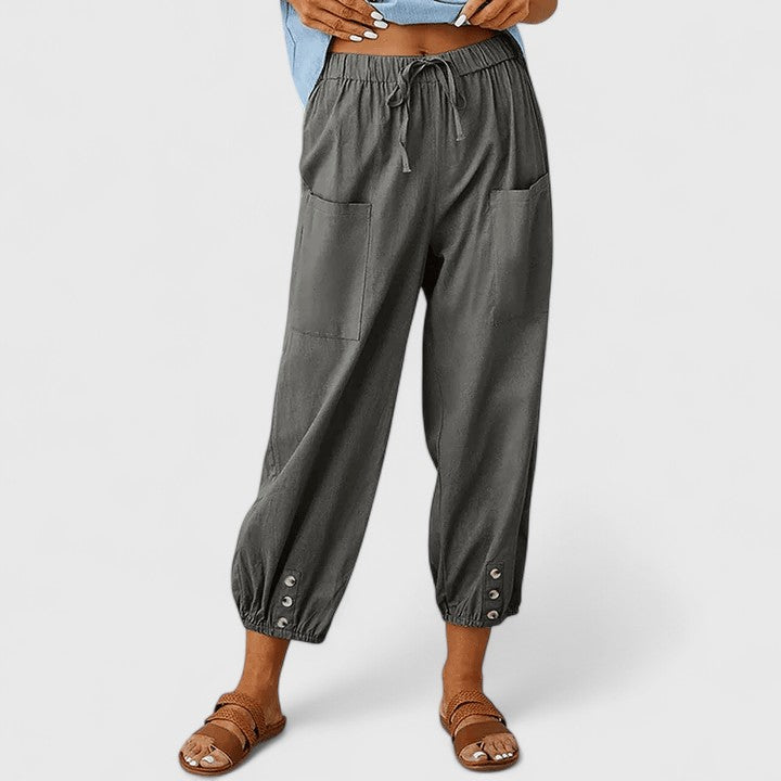 Margot | Sophisticated High Waisted Wide Leg Pants