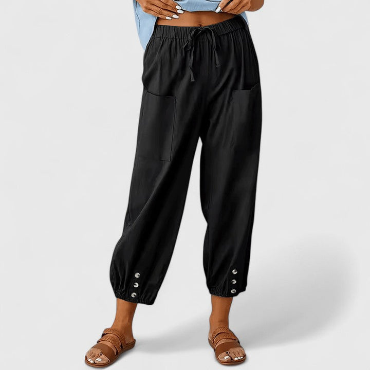 Margot | Sophisticated High Waisted Wide Leg Pants