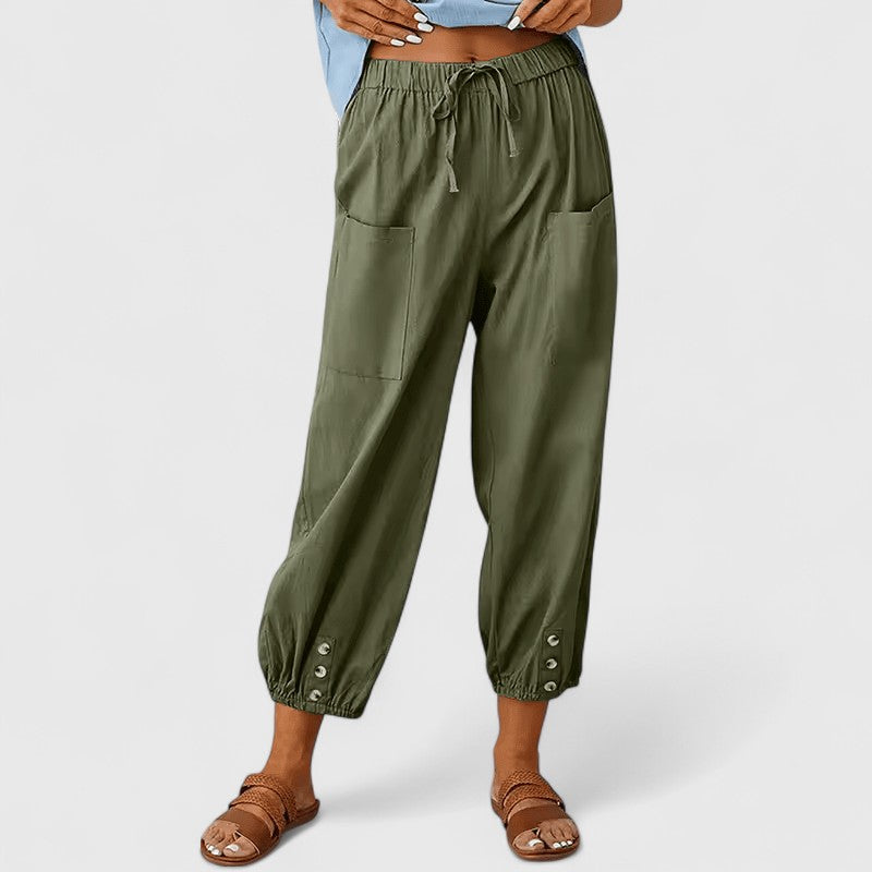 Margot | Sophisticated High Waisted Wide Leg Pants