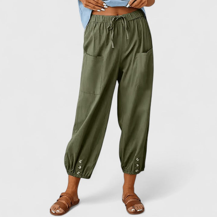 Margot | Sophisticated High Waisted Wide Leg Pants