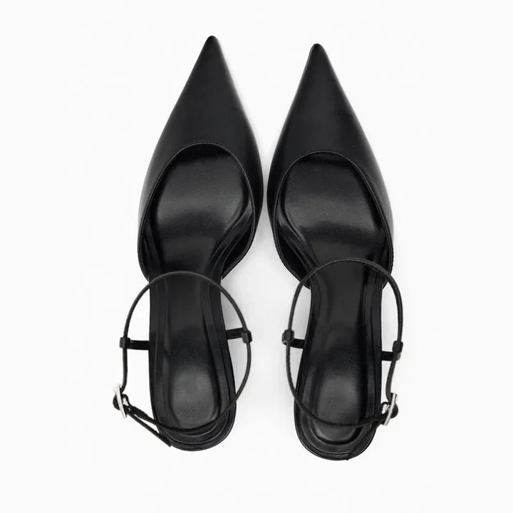 Olivia | Ankle Strap Sculptural Wedge Comfortable Sandals