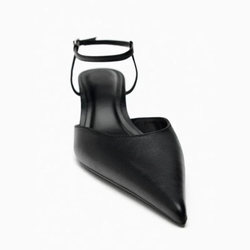 Olivia | Ankle Strap Sculptural Wedge Comfortable Sandals