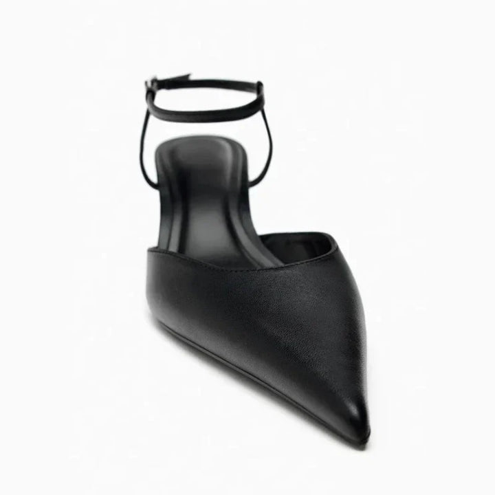 Olivia | Ankle Strap Sculptural Wedge Comfortable Sandals