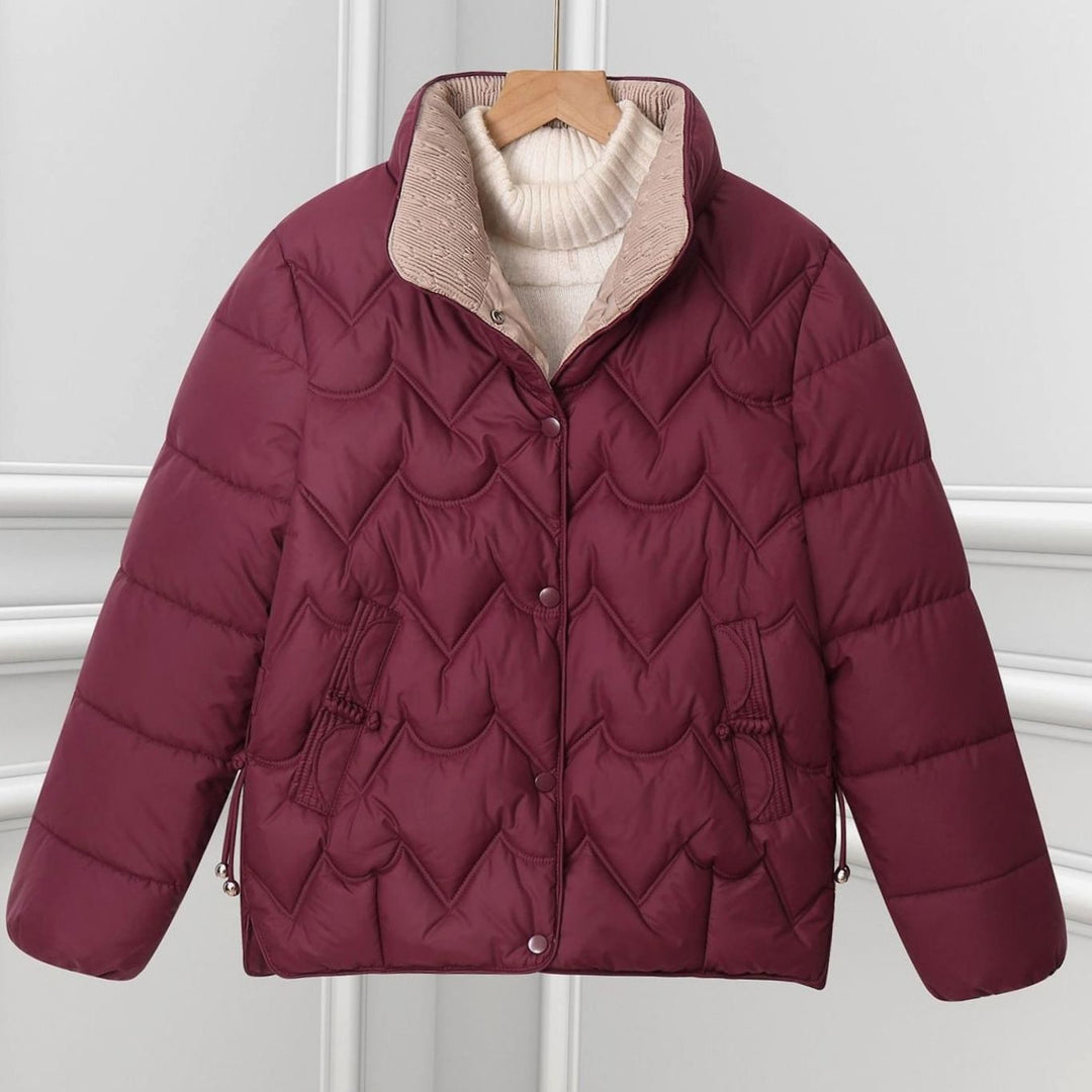 Yelena | Women’s Arched Padded Quilted Jacket