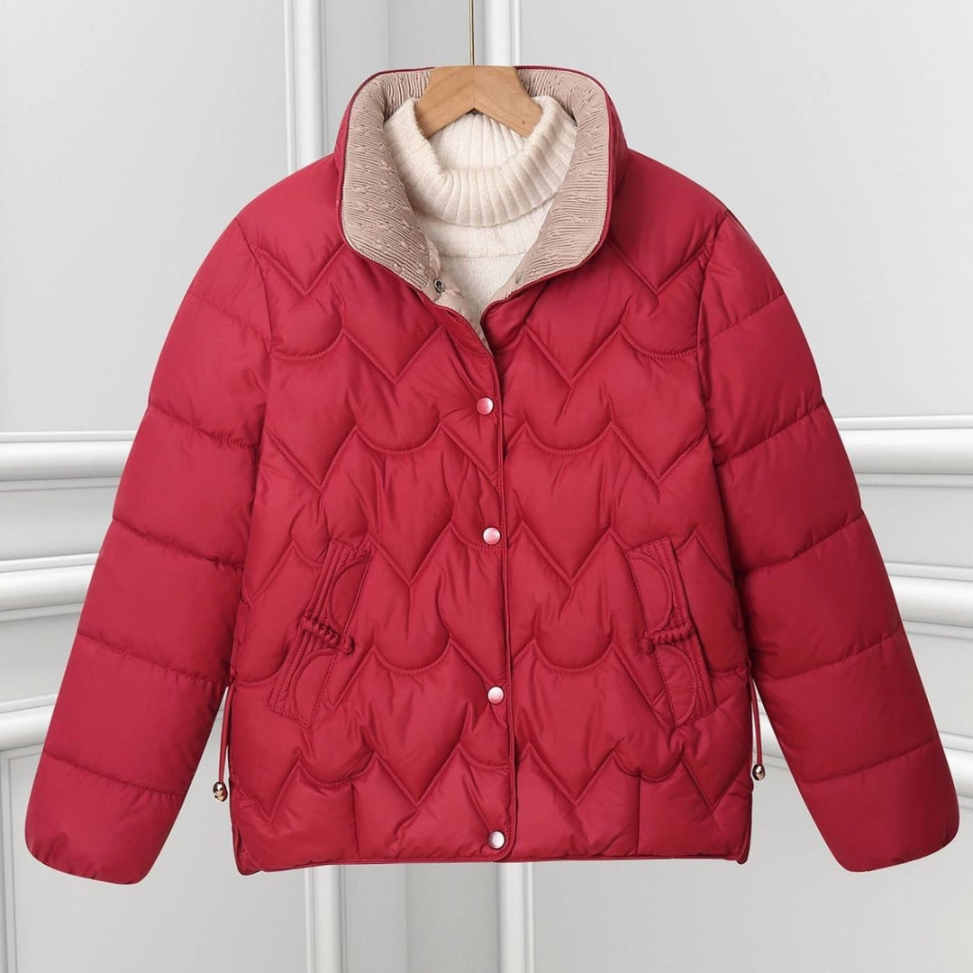 Yelena | Women’s Arched Padded Quilted Jacket