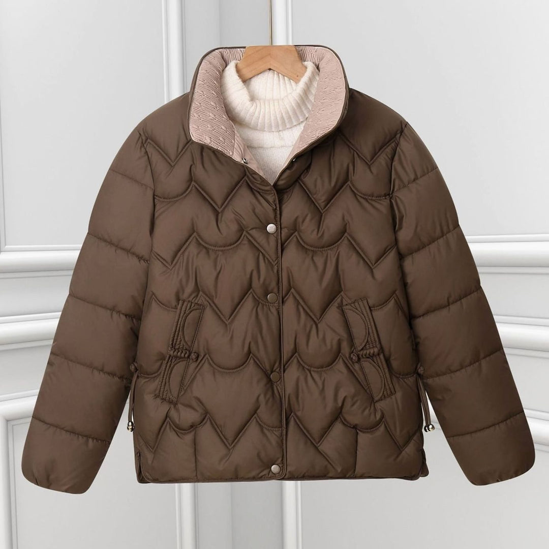 Yelena | Women’s Arched Padded Quilted Jacket
