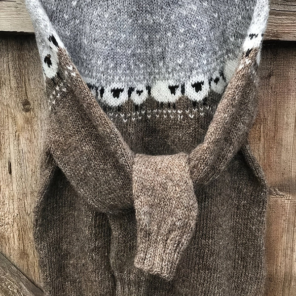 Wren | Heathered Wool Blend Chunky Knit Sweater