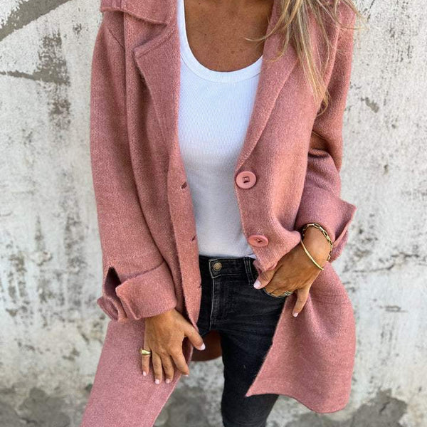 Saga | Women's Brushed Alpaca Wool Coat