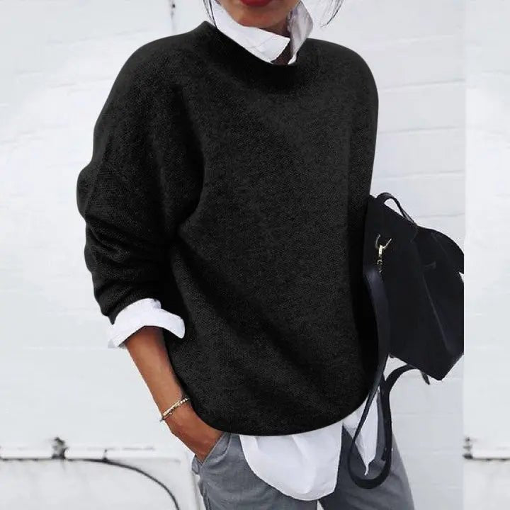 Rowan | Slouchy Cashmere Blend Drop Shoulder Oversized Sweater